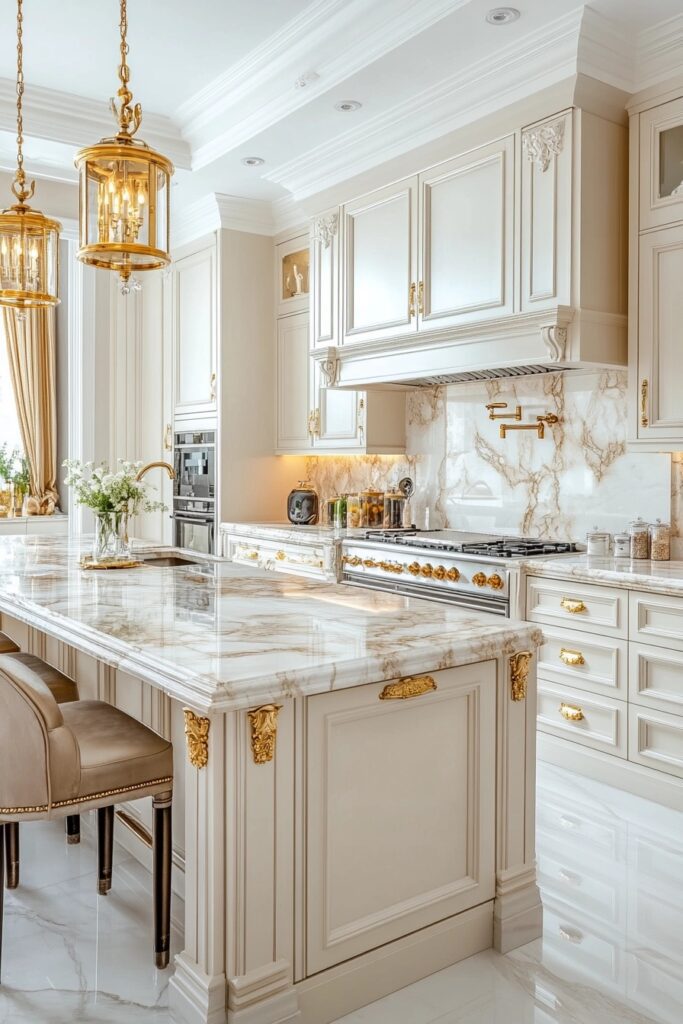 29 Kitchen Decorating Ideas to Bring Personality to Your Kitchen 7 Elegant Marble Kitchen