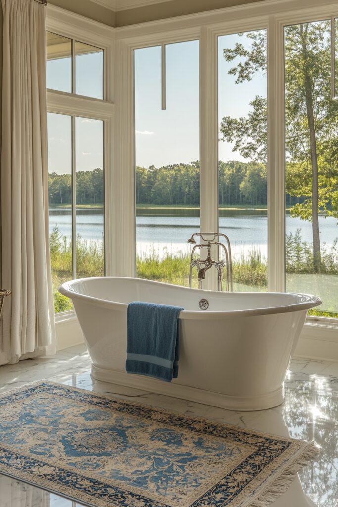 29 Small Log Cabin Interior Bathroom Ideas That Make the Most of Tiny Spaces 10 Lakeside Luxury Washroom
