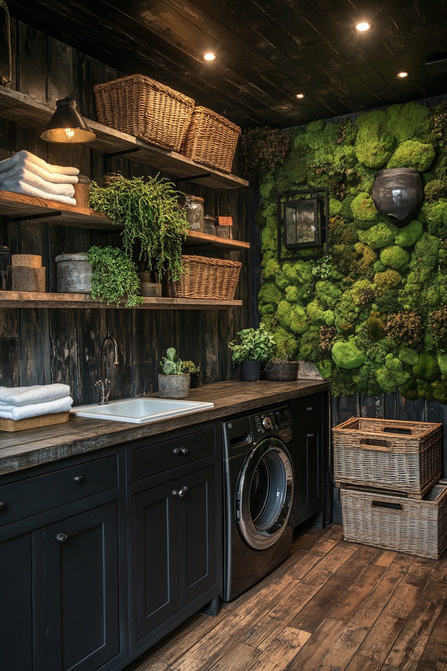 29 Western Gothic Laundry Room Ideas To Bring Rustic Charm With A Dark
