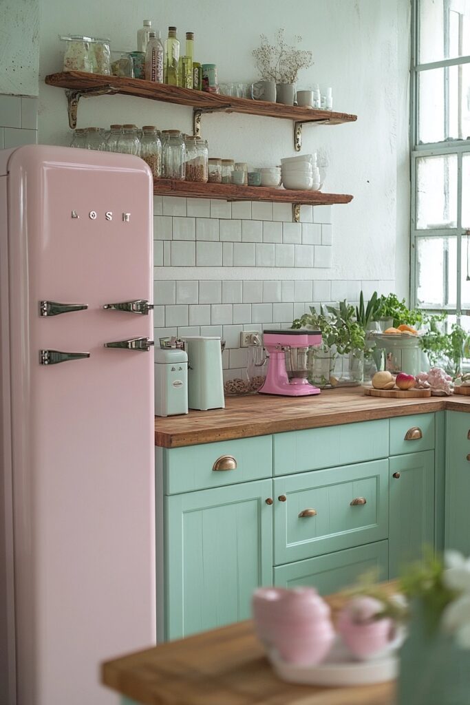 29 Kitchen Decorating Ideas to Bring Personality to Your Kitchen 19 Pastel Kitchen Delight