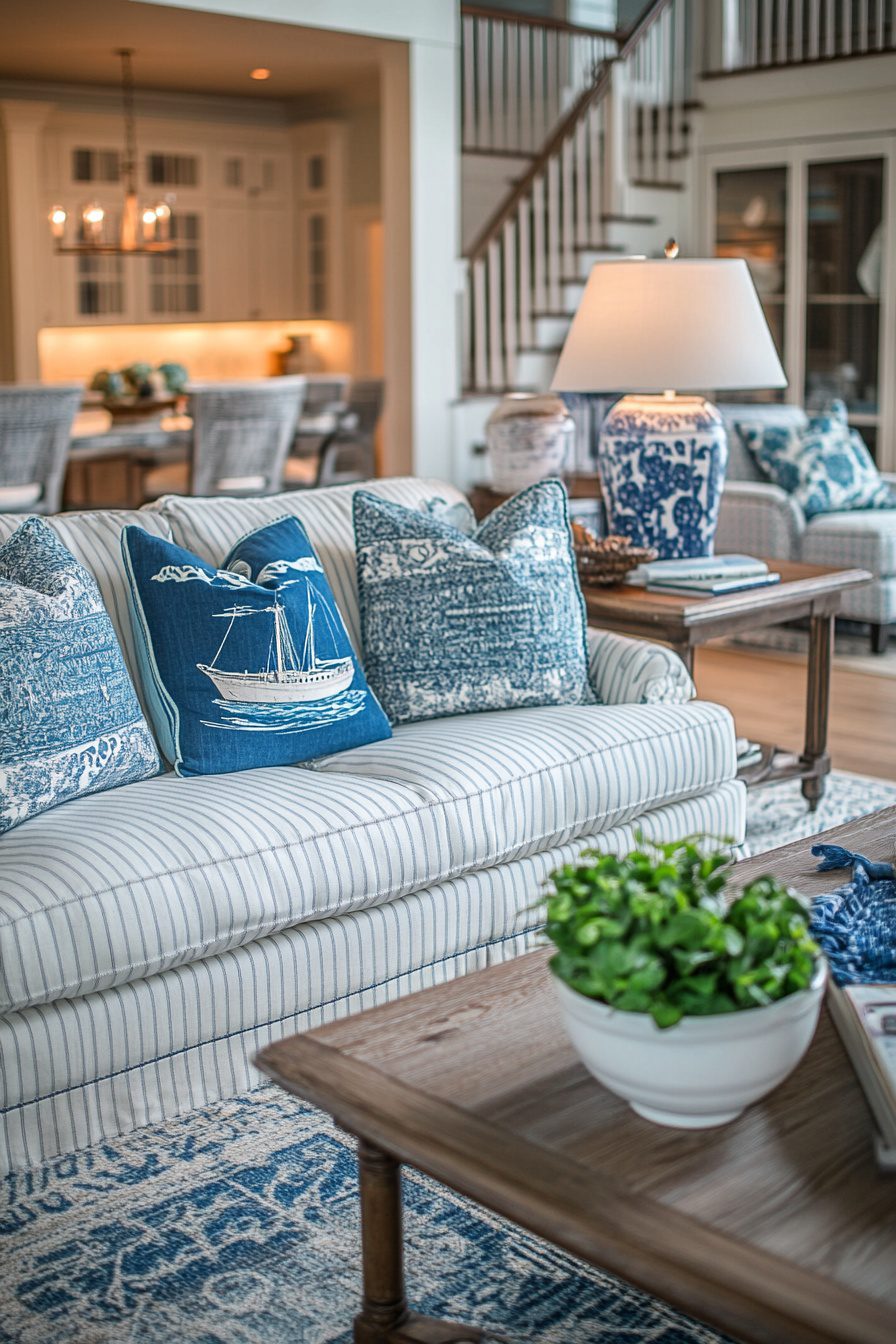 29 Coastal Preppy Living Room Decor Ideas For A Light And Airy Feel
