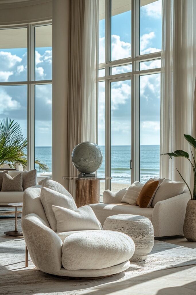 29 Cali Coastal Decor Ideas That Blend Beachy Vibes with Modern Style 23 Seaside Reading Retreat