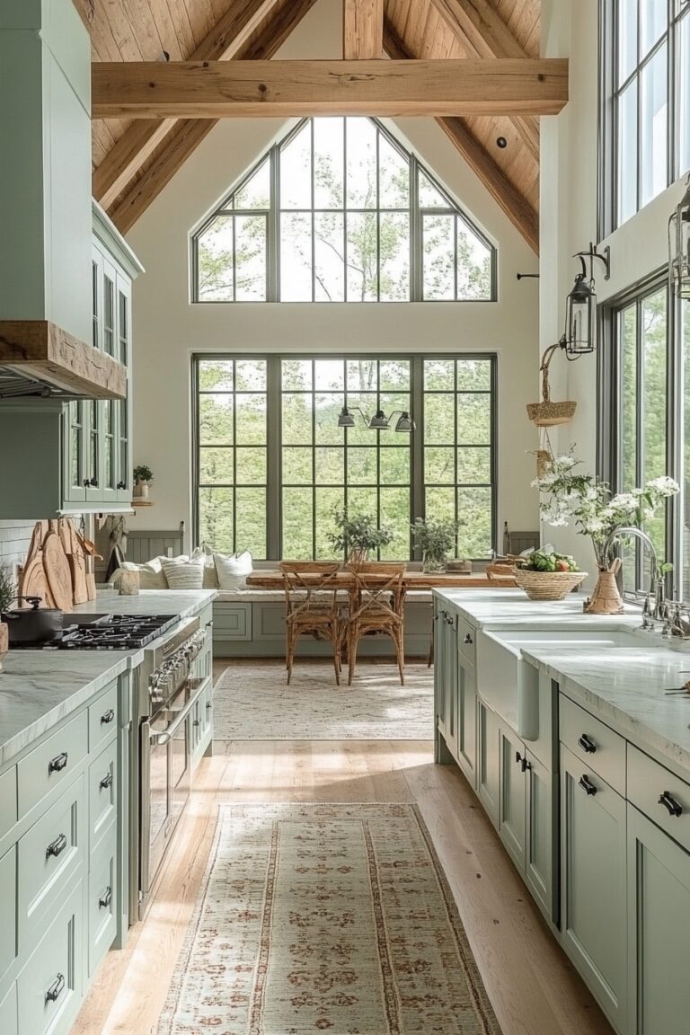 View of 29 Rustic Modern Kitchen Ideas To Bring Natural Elements And Modern ...