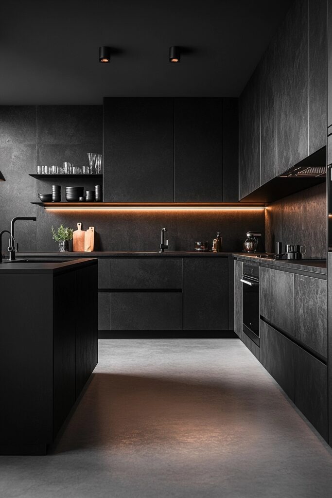 29 Kitchen Decorating Ideas to Bring Personality to Your Kitchen 17 Sleek Black Kitchen