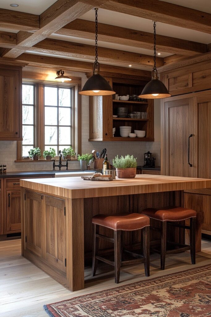 29 Kitchen Decorating Ideas to Bring Personality to Your Kitchen 13 Warm Wooden Kitchen