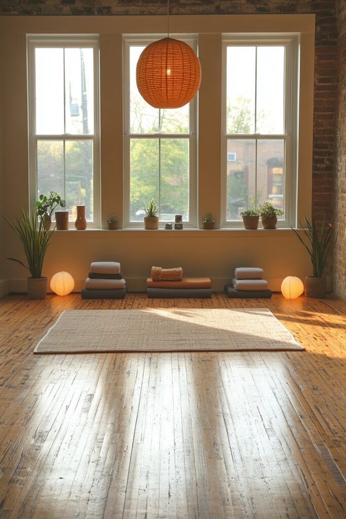 29 Loft Apartment Ideas to Maximize Your Urban Living 11 Calming Loft Yoga Space