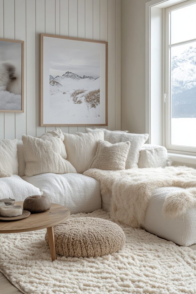 29 Nordic Living Room Ideas to Bring Calm and Serenity Indoors 19 Chilled Landscape Lounge