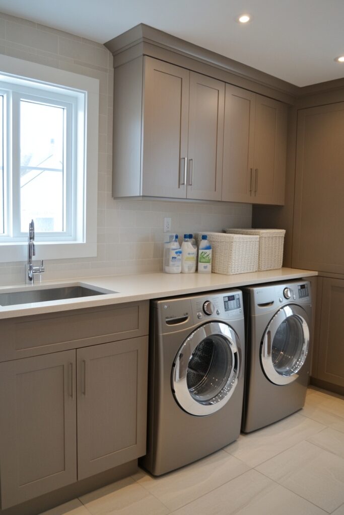 29 Loft Apartment Ideas to Maximize Your Urban Living 12 Efficient Loft Laundry Room