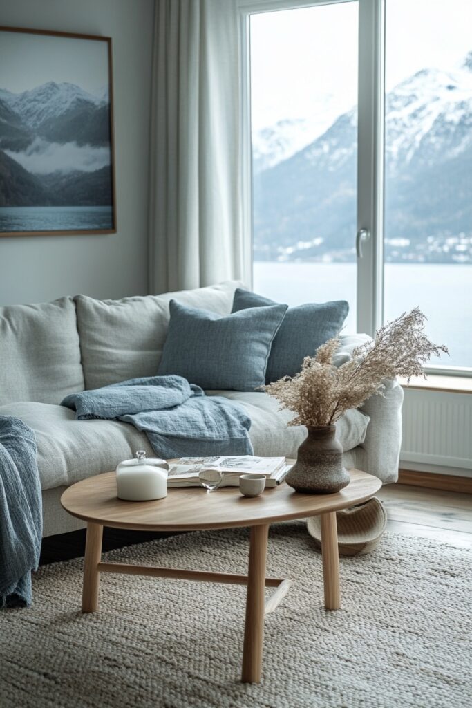29 Nordic Living Room Ideas to Bring Calm and Serenity Indoors 24 Fjord Mist Room