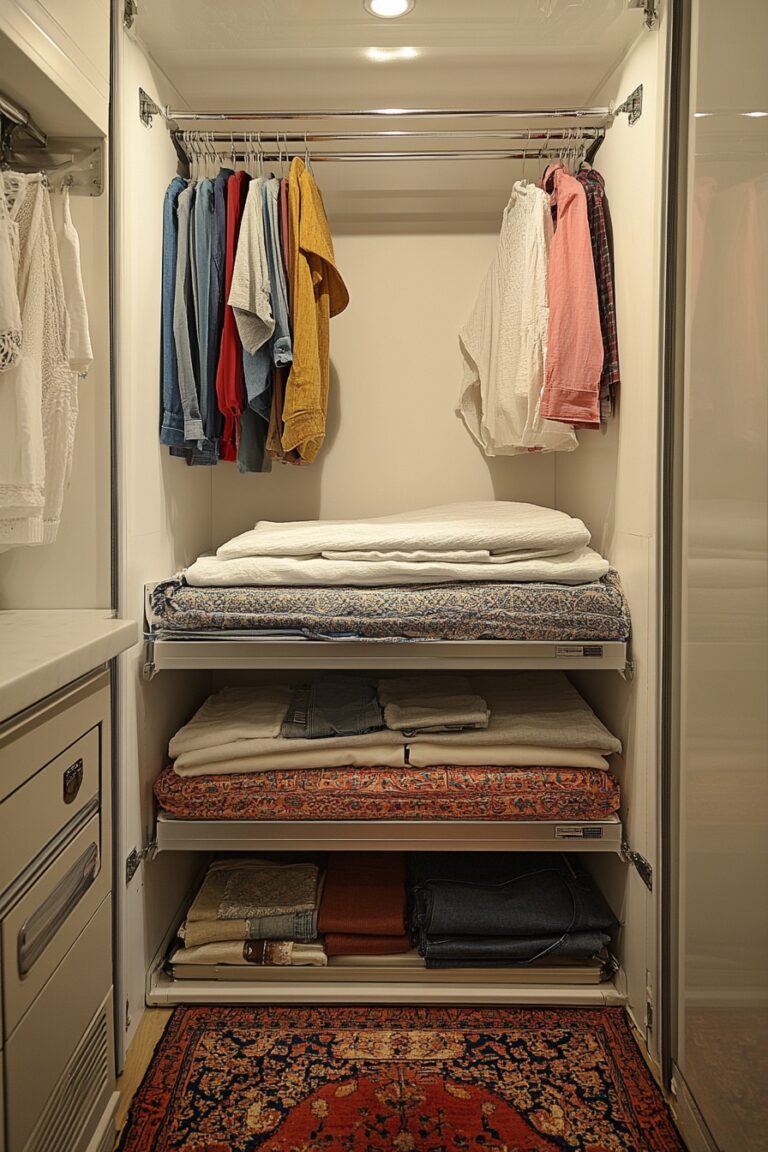 A closer look at Off Grid Apartment Closet Design