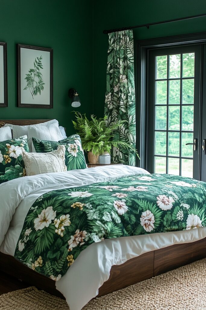 29 Cozy Cabin Bedrooms for a Relaxing and Peaceful Escape 17 Greenery Haven