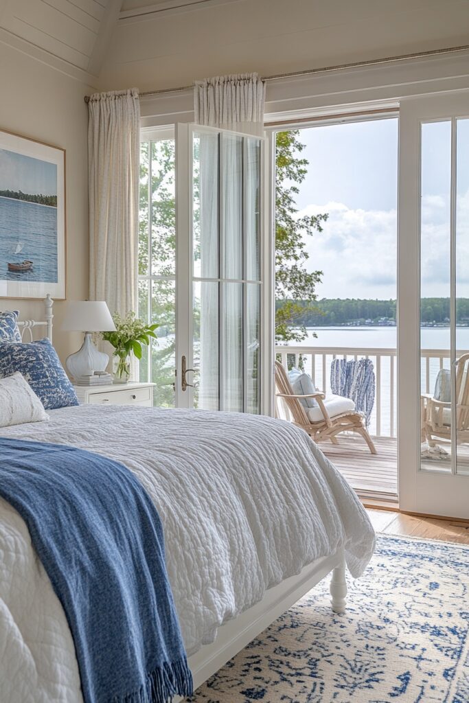 29 Cozy Cabin Bedrooms for a Relaxing and Peaceful Escape 6 Lakeside Retreat