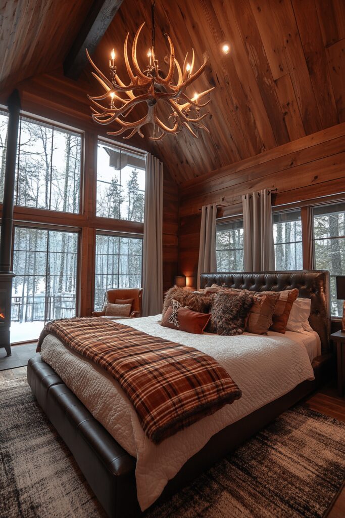 29 Cozy Cabin Bedrooms for a Relaxing and Peaceful Escape 10 Log Cabin Loft