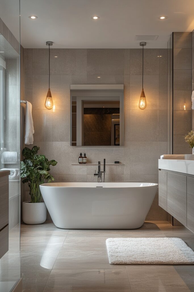 29 Loft Apartment Ideas to Maximize Your Urban Living 3 Luxe Loft Bathroom
