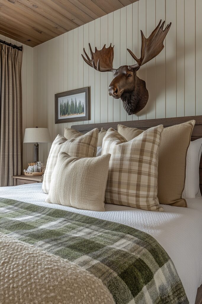 29 Cozy Cabin Bedrooms for a Relaxing and Peaceful Escape 18 Moose Lodge Bedroom