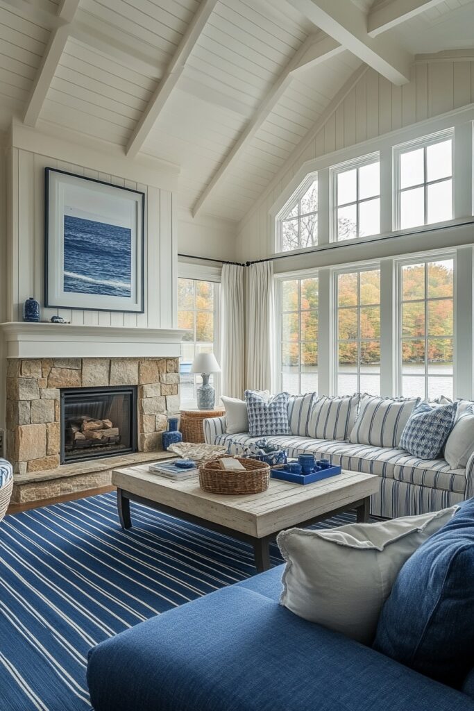 29 Cabin Decorating Ideas for a Timeless Mountain Aesthetic 8 Nautical Cabin Vibes