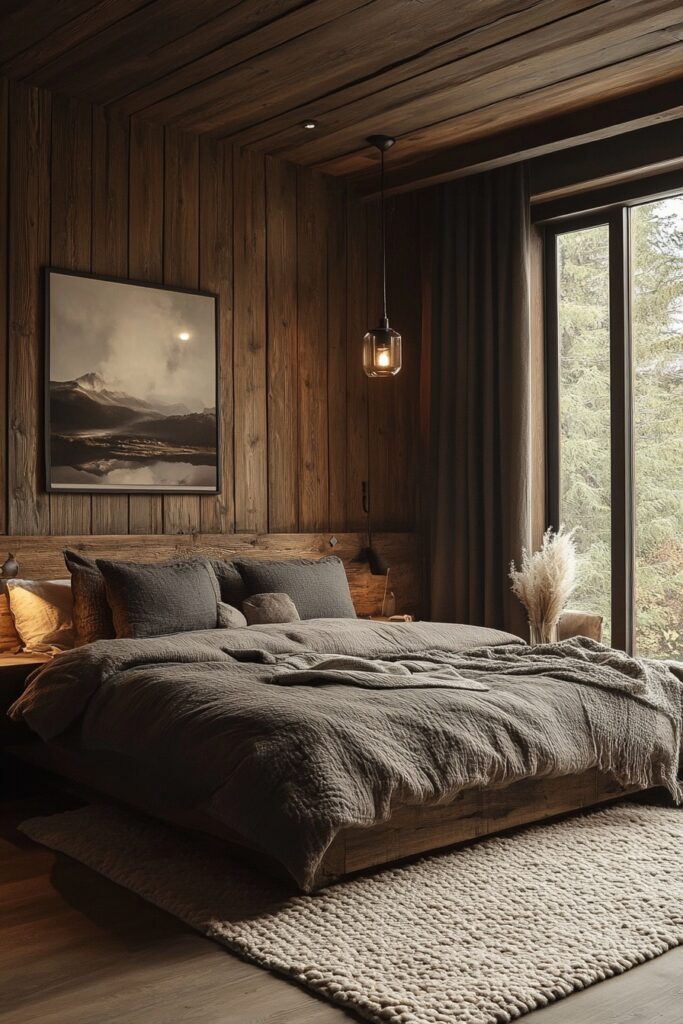 29 Nordic Bedroom Ideas for a Relaxing and Serene Sleep Space 5 Nordic Twilight Haven