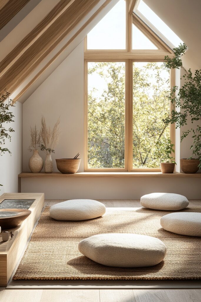 29 Loft Apartment Ideas to Maximize Your Urban Living 17 Peaceful Loft Meditation Corner