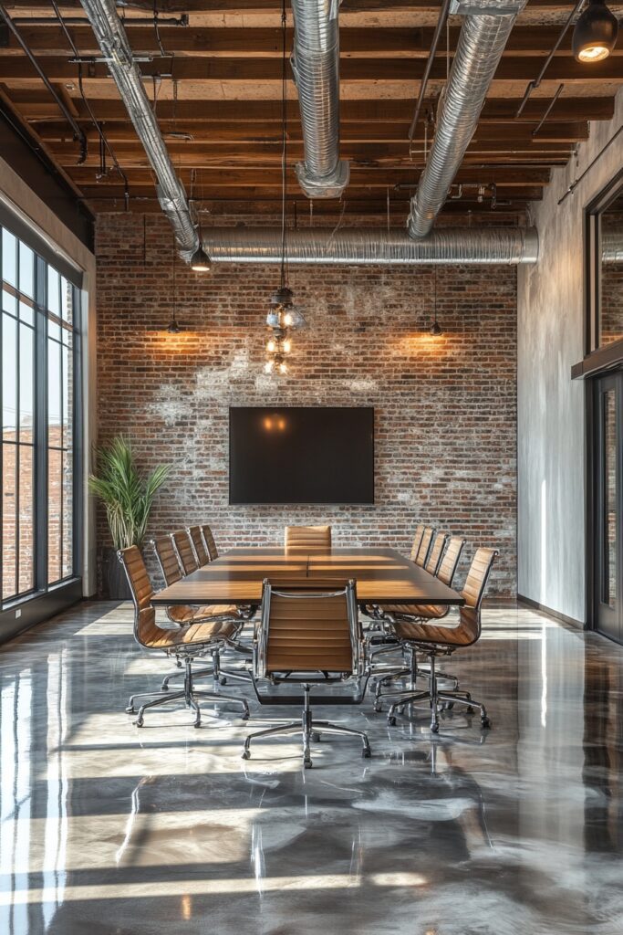 29 Loft Apartment Ideas to Maximize Your Urban Living 27 Professional Loft Meeting Space