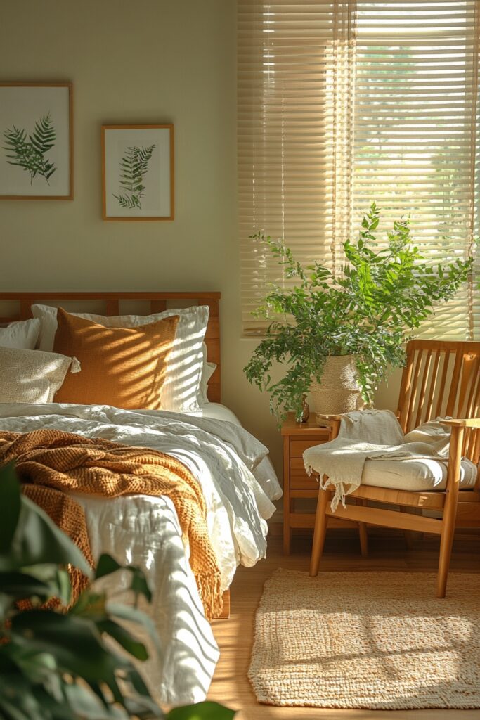 29 Orange Boho Bedroom Ideas for a Playful and Vibrant Bedroom Makeover 18 Sienna Solitude