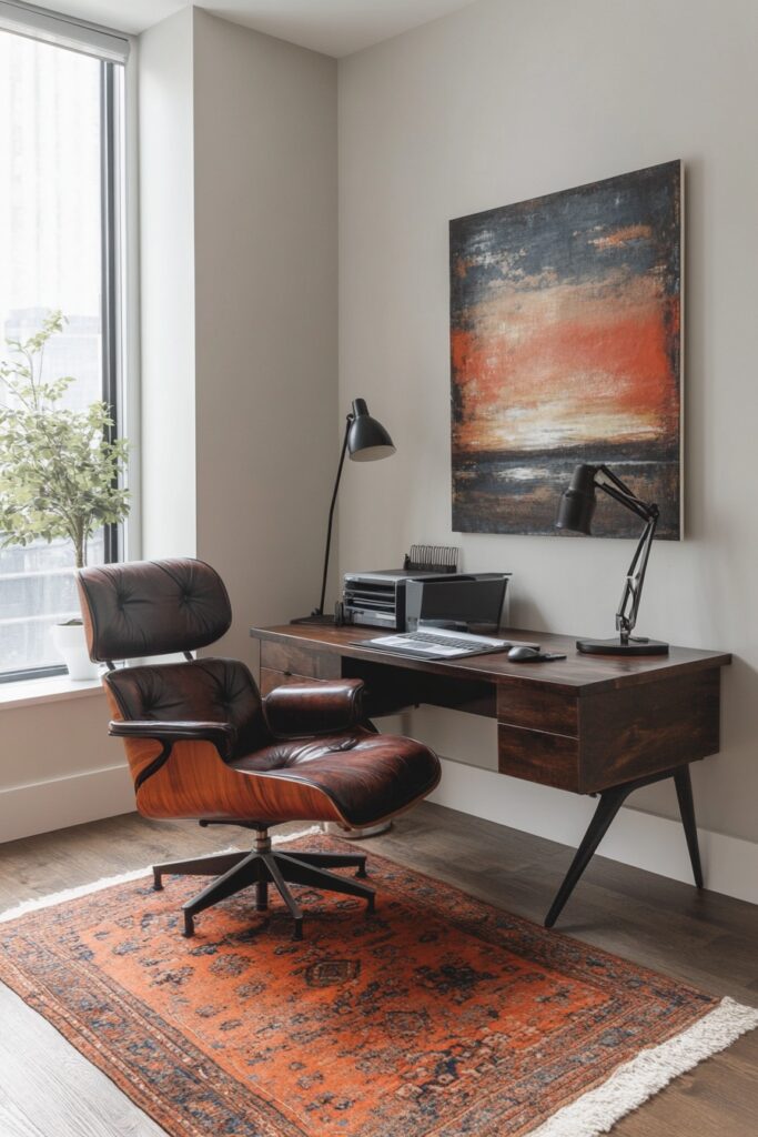 29 Tiny Apartment Home Office Ideas for Setting Up a Productive Home Workspace 2 Stylish Corner Workspace