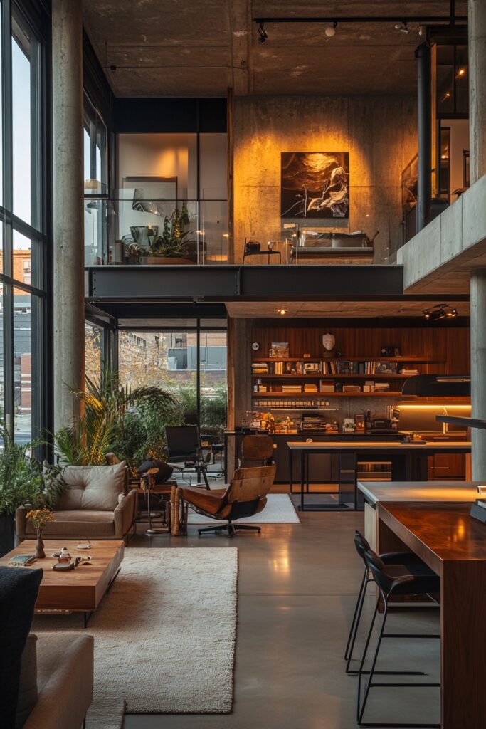 29 Loft Apartment Ideas to Maximize Your Urban Living 29 Tech-Integrated Loft Hub