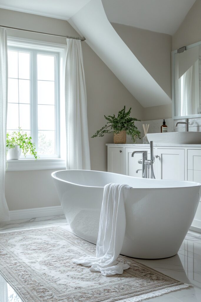 29 Loft Bathrooms for Creating the Perfect Soothing Sanctuary 19 Understated Chic Bathroom
