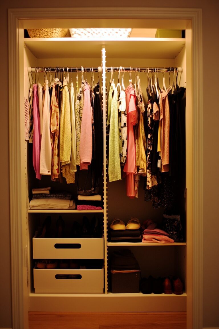 Stunning Apartment Closet Shelves image