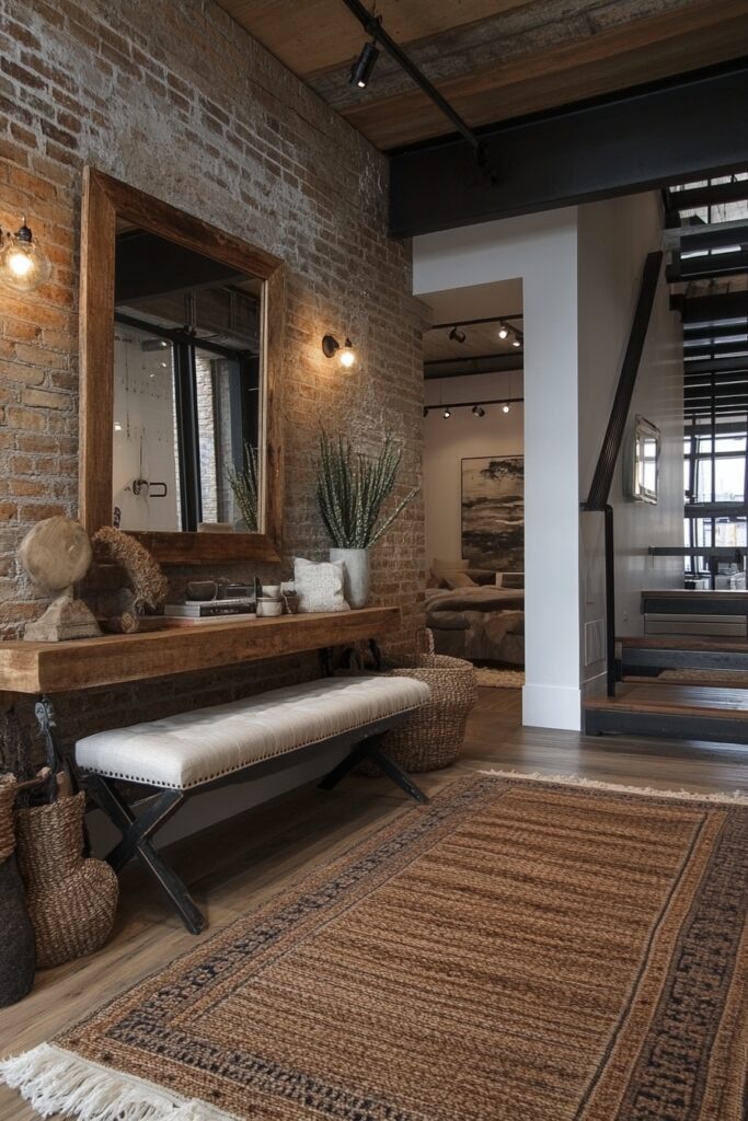 29 Loft Apartment Ideas to Maximize Your Urban Living 13 Welcoming Loft Entryway