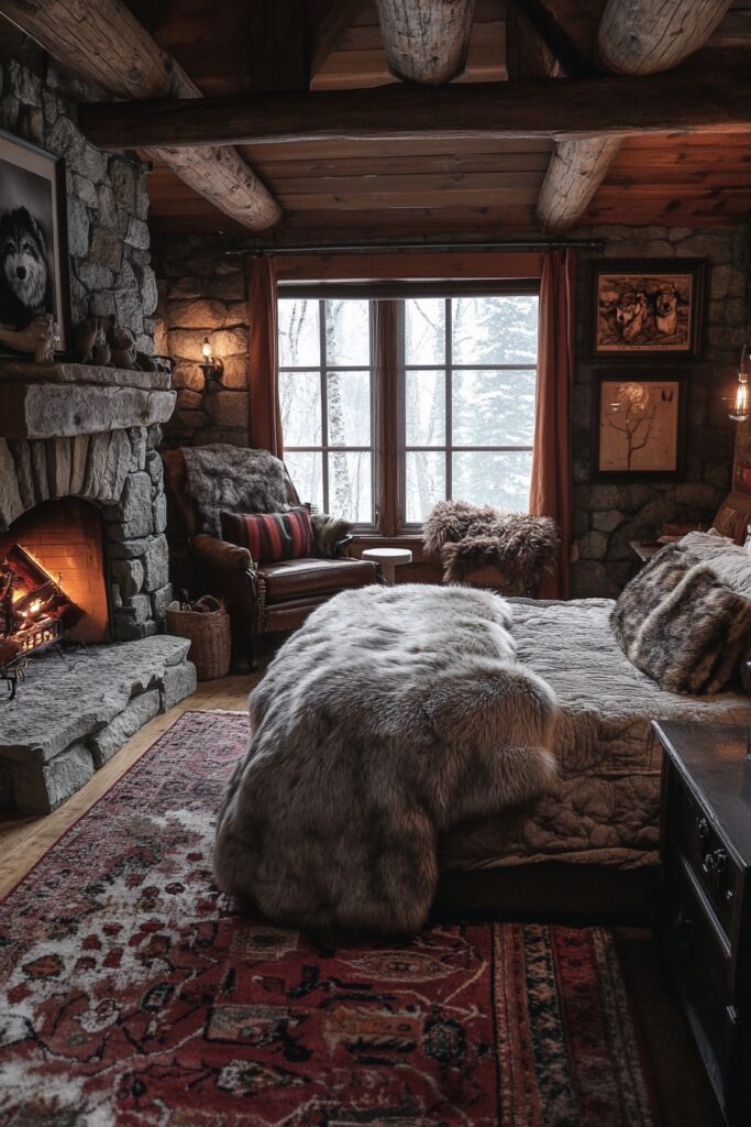 29 Cozy Cabin Bedrooms for a Relaxing and Peaceful Escape 28 Winter’s Den