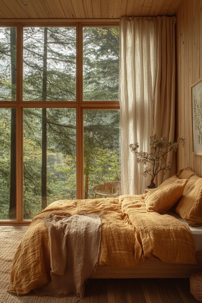 29 Cozy Cabin Bedrooms for a Relaxing and Peaceful Escape 5 Woodland Serenity