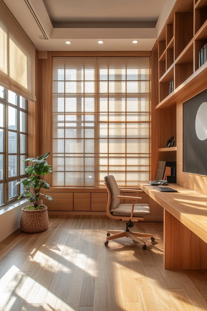 29 Tiny Apartment Home Office Ideas for Setting Up a Productive Home Workspace 25 Zen Study Corner