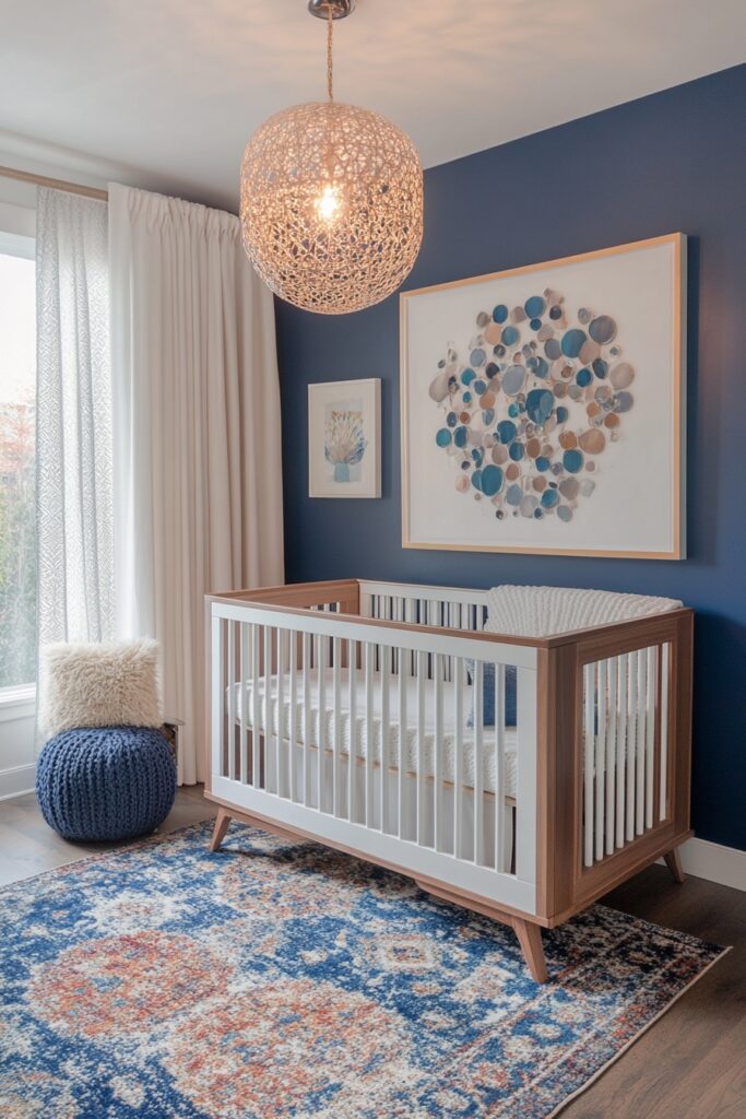 29 Luxury Nursery Ideas for a Sophisticated Baby Space 8 Art Deco Luxe Nursery