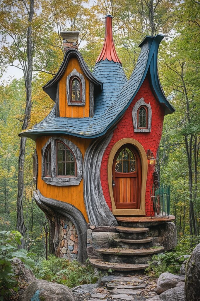 29 Small Cabin Exterior Ideas for a Perfect Rustic Retreat 13 Artistic Cabin Design