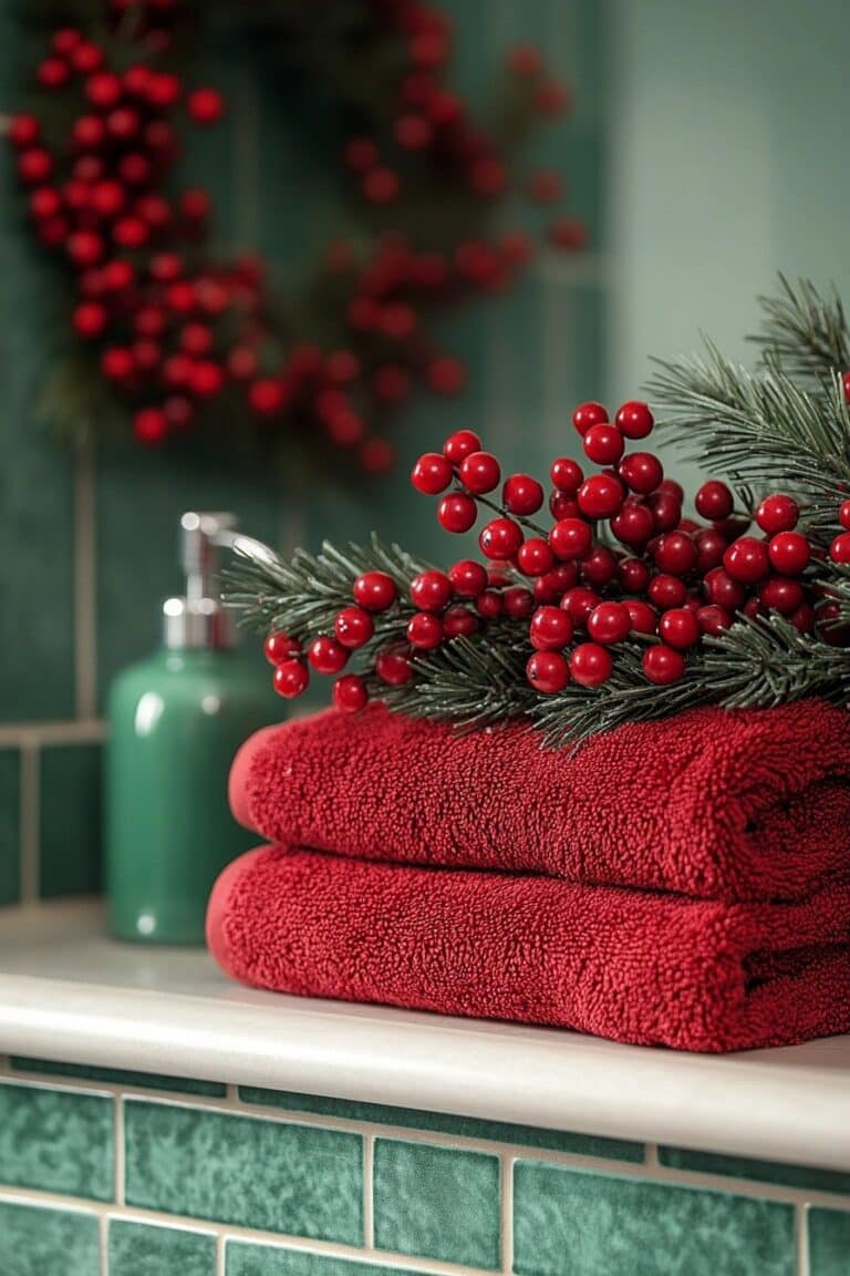 29 Christmas Bathroom Decor Ideas To Celebrate The Season In Style