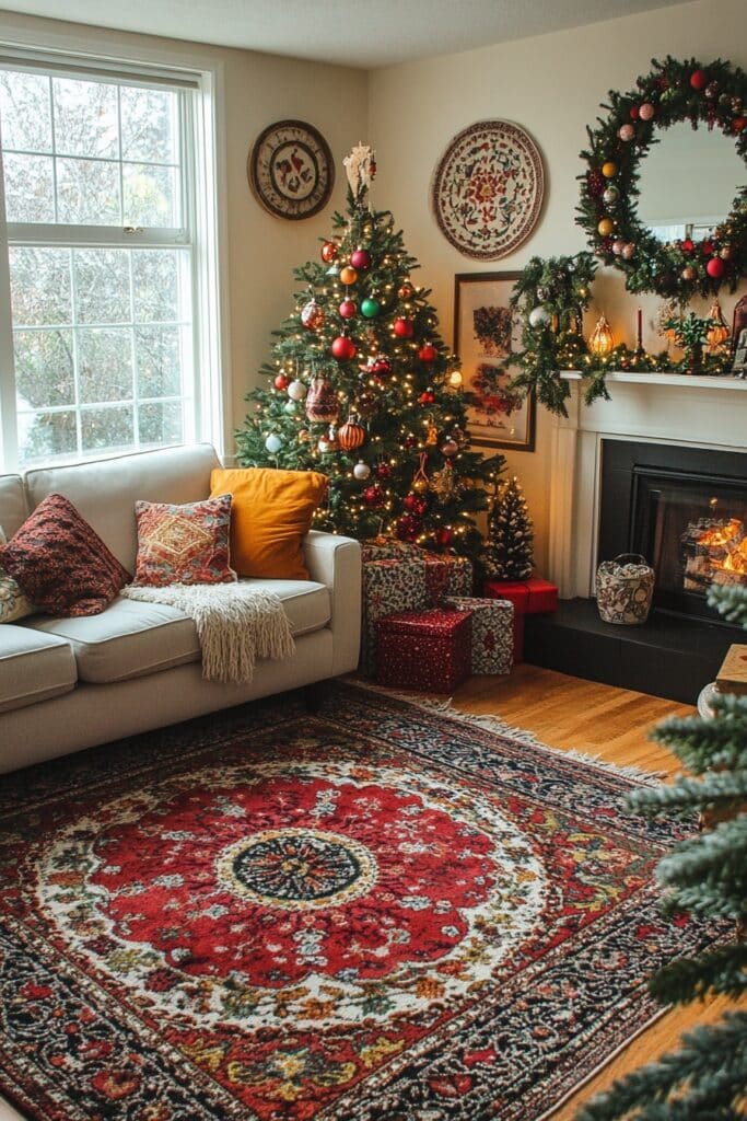 29 Cozy Christmas Decor Ideas for a Magical and Comfortable Christmas 10 Boho Holiday Bliss
