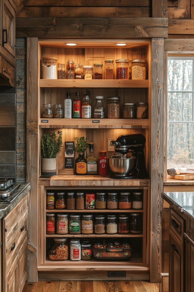 29 Small Cabin Kitchen Ideas Perfect for Cozy Living 18 Clever Storage