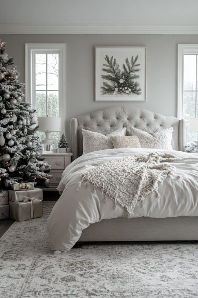 29 Neutral Christmas Decor Ideas for a Peaceful and Stylish Christmas 22 Elegant Gray Hues