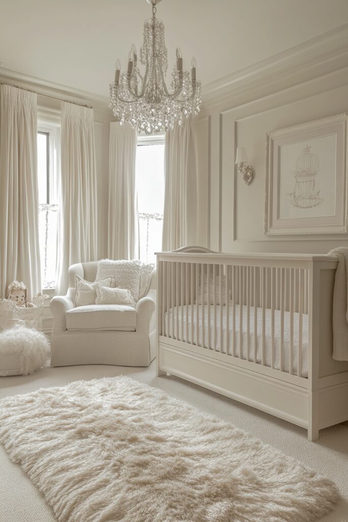 29 Neutral Nursery Ideas Perfect for Any Gender 24 Elegant Simplicity Nursery