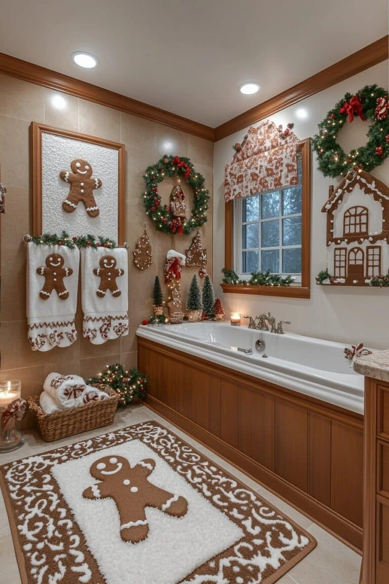 29 Christmas Bathroom Decor Ideas To Celebrate The Season In Style