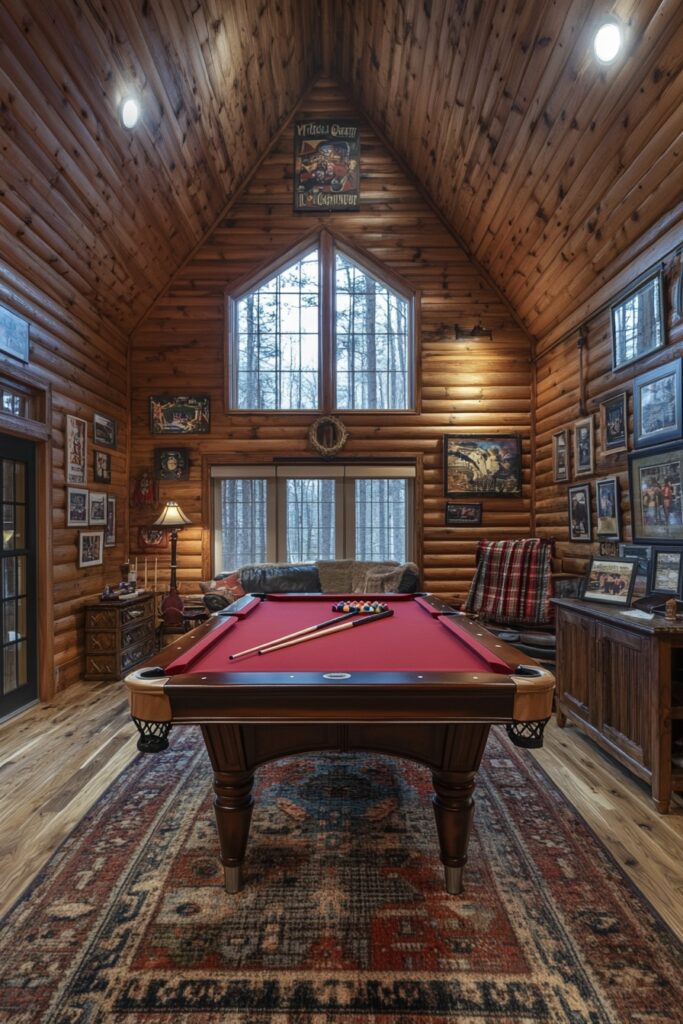 29 Small Cabin Decor Ideas for a Rustic and Inviting Retreat 20 Lively Cabin Game Room