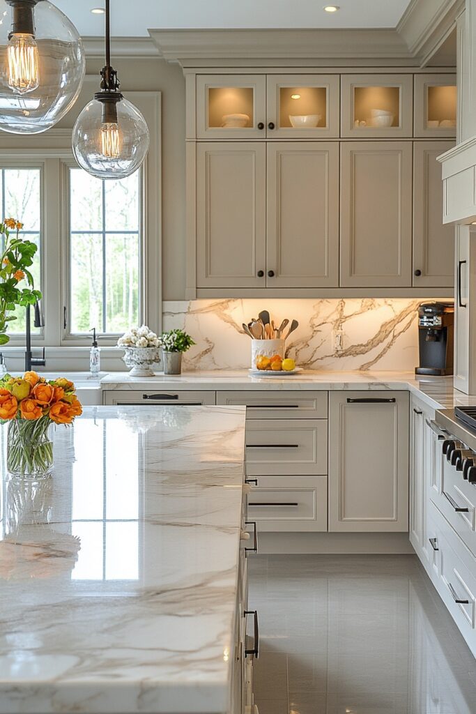 29 Small Cabin Kitchen Ideas Perfect for Cozy Living 25 Marble Highlights