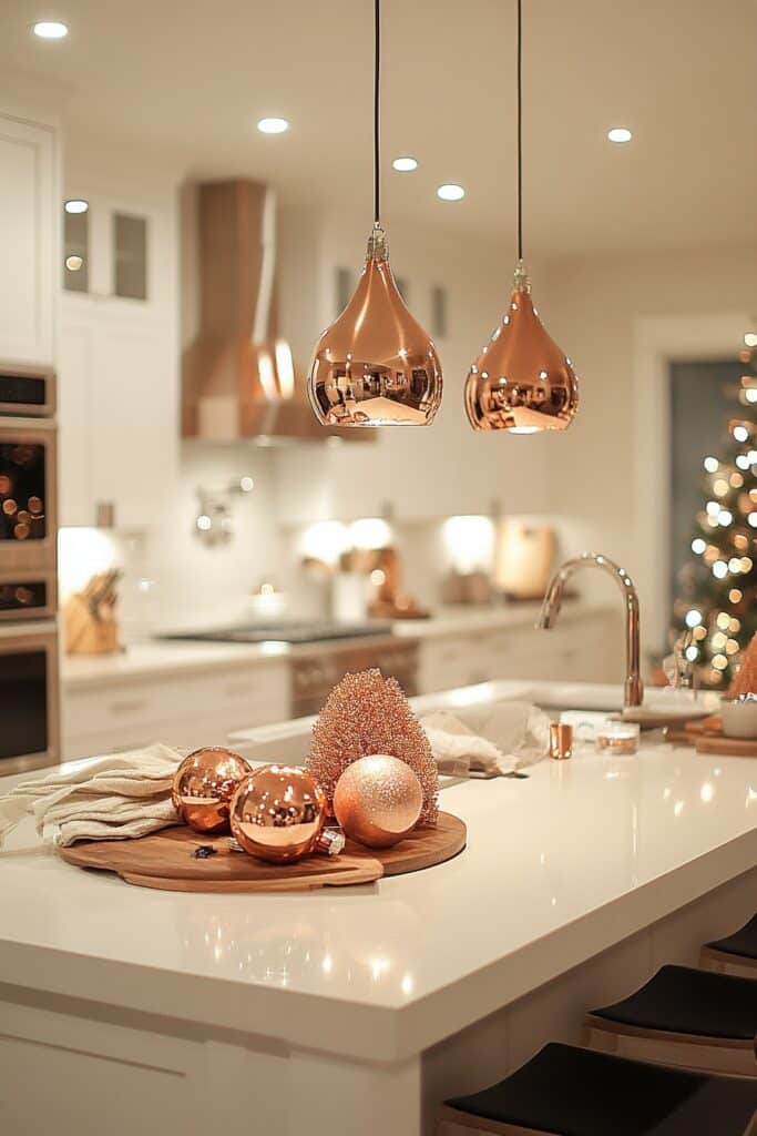 29 Cozy Christmas Decor Ideas for a Magical and Comfortable Christmas 29 Modern Copper Cheer