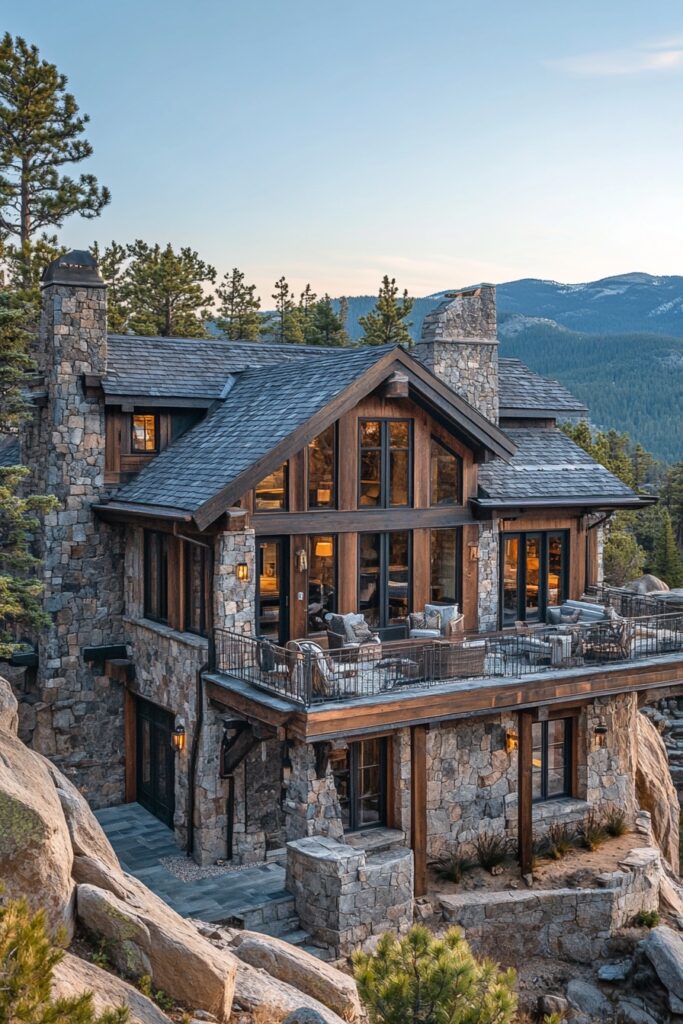 29 Small Cabin Exterior Ideas for a Perfect Rustic Retreat 8 Mountain Escape Cabin