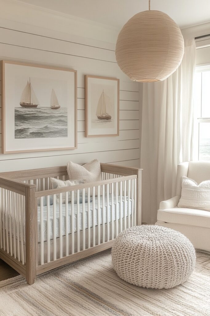 29 Neutral Nursery Ideas Perfect for Any Gender 28 Nautical Neutral Nursery