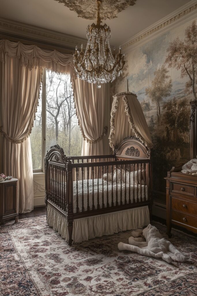 29 Luxury Nursery Ideas for a Sophisticated Baby Space 24 Old World Elegance Nursery