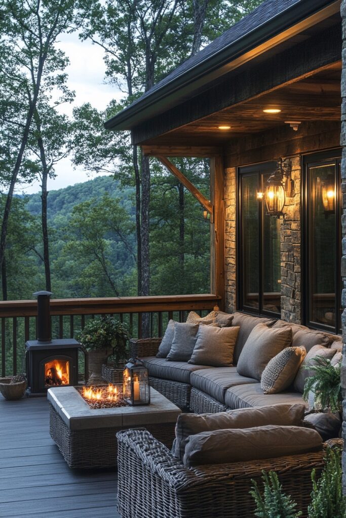 29 Small Cabin Decor Ideas for a Rustic and Inviting Retreat 21 Rustic Cabin Patio