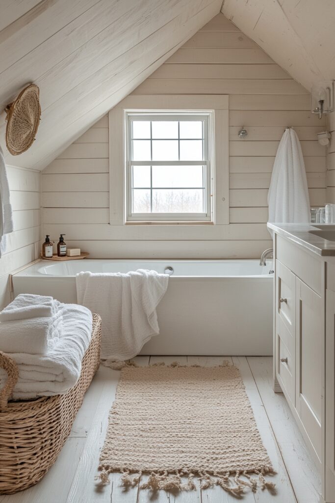 29 Small Cabin Bathroom Ideas for Rustic and Modern Vibes 8 Scandi Minimalism