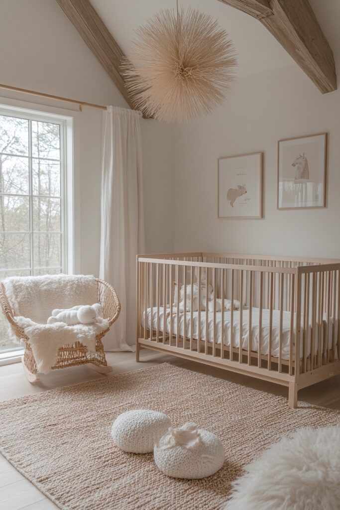 29 Neutral Nursery Ideas Perfect for Any Gender 2 Scandinavian Bliss Nursery