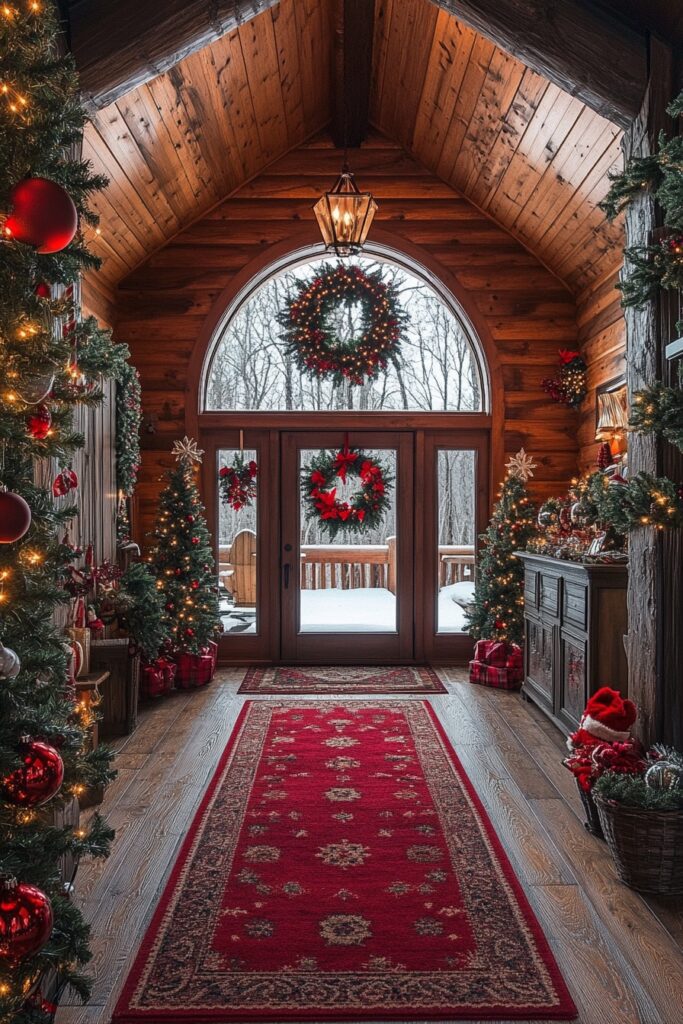29 Small Cabin Decor Ideas for a Rustic and Inviting Retreat 27 Seasonal Festive Cabin Style